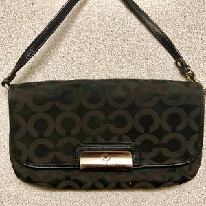 Small black coach bag